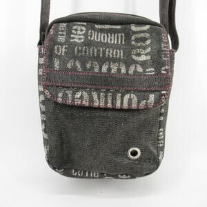 Zou Zou Crossbody Handbag S Brown Metallic Canvas Camera Purse Shoulder Bag
